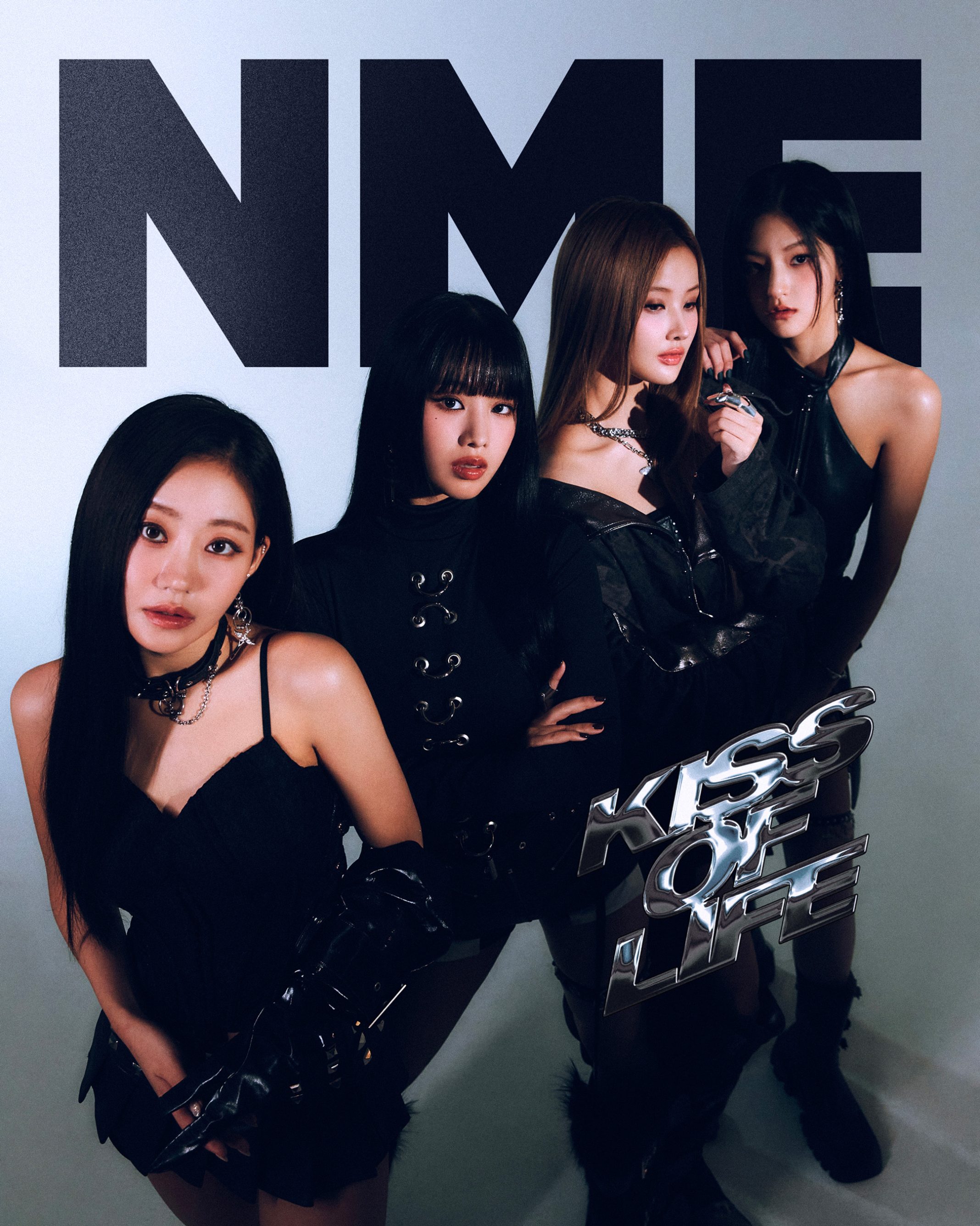 KISS OF LIFE on The Cover of NME (2024), photo by Ahn Hongje